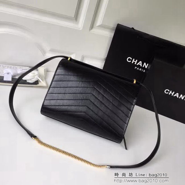 香奈兒CHANEL新品Chanel2018最新火爆款 復古設計小牛皮單肩斜跨包 DSC1109